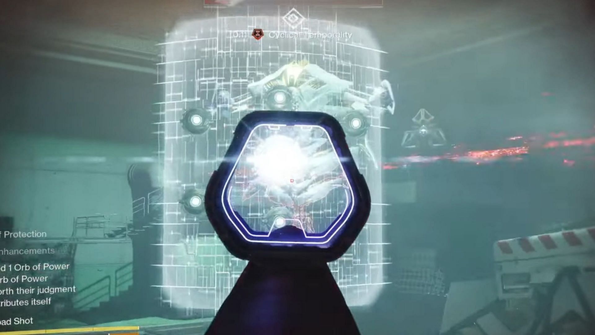 Shooting Hydra shield eye (Image via Bungie)
